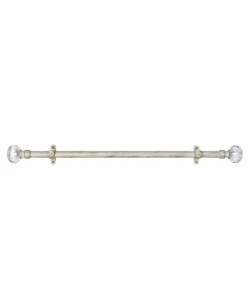 Achim Metallo Ilana Decorative Rod & Finial, 48" - 86"