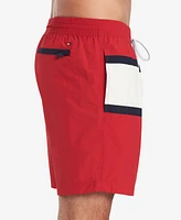 Tommy Hilfiger Men's Big & Tall Flag Swim Trunk