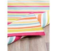 Surya Maritime Mtm-1010 Bright Pink 2' x 3' Indoor/Outdoor Area Rug