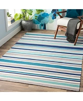 Surya Maritime Mtm-1011 Dark Blue 2' x 3' Indoor/Outdoor Area Rug