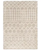 Livabliss Urban Shag Usg-2303 Cream 5'3" x 7'3" Area Rug