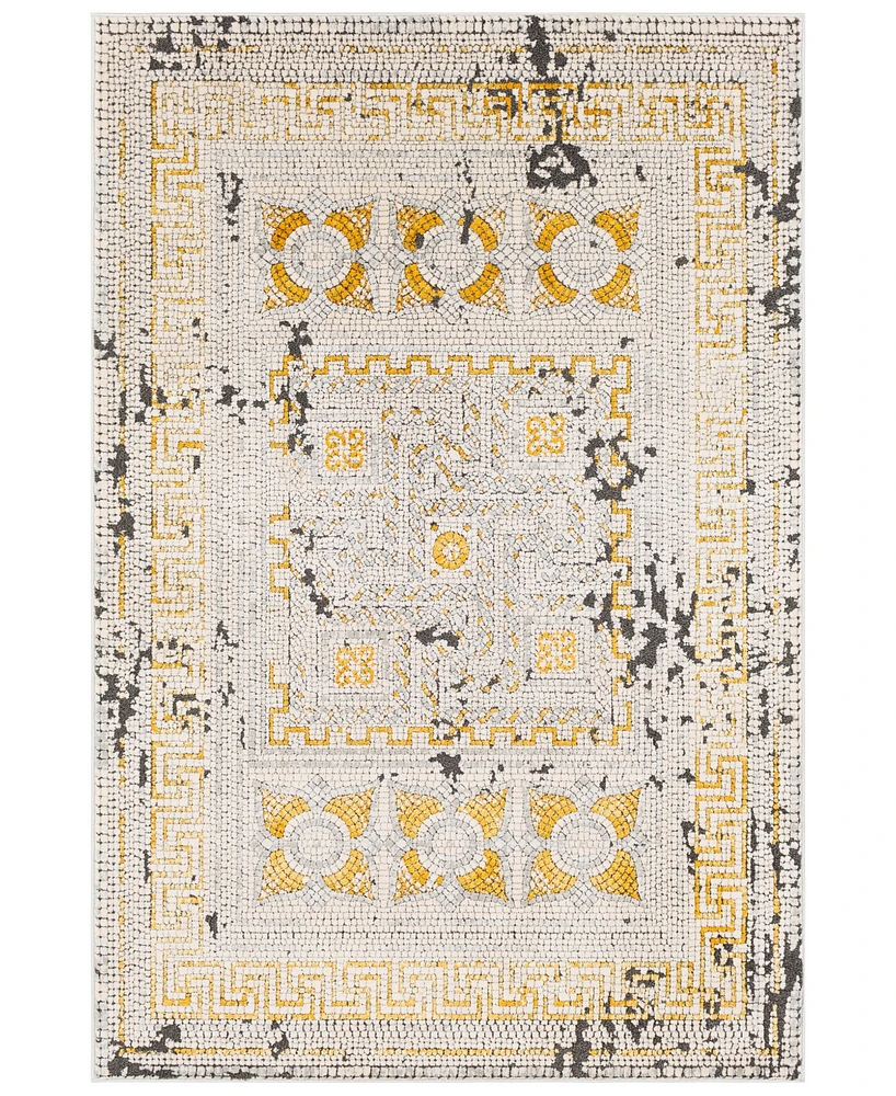 Livabliss Venezia Vnz-2300 Mustard 2' x 3' Area Rug