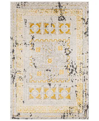 Livabliss Venezia Vnz-2300 Mustard 3'11" x 5'7" Area Rug