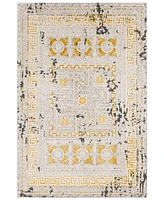 Livabliss Venezia Vnz-2300 Mustard 2' x 3' Area Rug