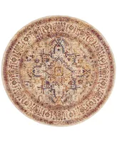 Km Home Taza Heriz 5' Round Area Rug