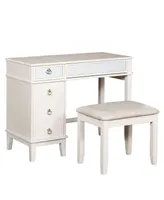 Eva Vanity Set with Bench and Mirror