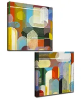 Ready2HangArt 'Shapes I/Ii' 2 Piece Canvas Wall Art Set