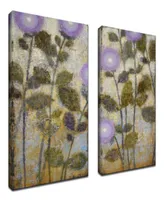 Ready2HangArt 'Charoite' 2 Piece Floral Canvas Wall Art Set