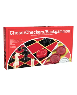 Pressman - Checkers/Chess/Backgammon (Folding Board)