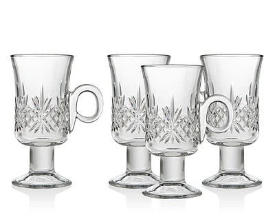 Godinger Dublin Set of 4 6oz Irish Coffee Mugs