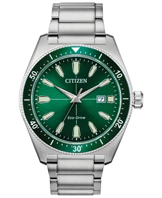 Citizen Eco-Drive Men's Brycen Stainless Steel Bracelet Watch 43mm