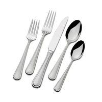 Mikasa Virtuoso Frost 65 Piece Flatware Set, Service for 12