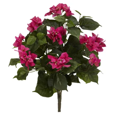 Nearly Natural 20" Bougainvillea Artificial Plant, Set of 3