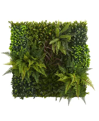 Nearly Natural Artificial Living Wall Uv Resistant