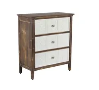 Modern 30" x 26" 3- Drawer Rectangular Cabinet