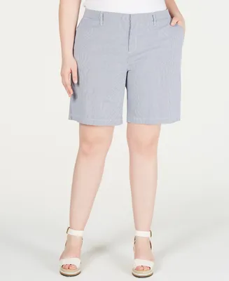 Tommy Hilfiger Plus Hollywood Chino Shorts, Created for Macy's