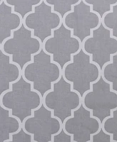 Superior Lightweight Trellis Sheer Curtain Panels, (2), 52" x 96"
