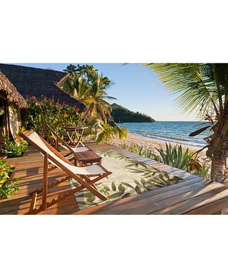 Kas Harbor Nature 4225 Sand 3'3" x 5'3" Indoor/Outdoor Area Rug