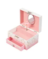 Mele & Co. Ashley Girl's Musical Ballerina Fairy and Flowers Jewelry Box