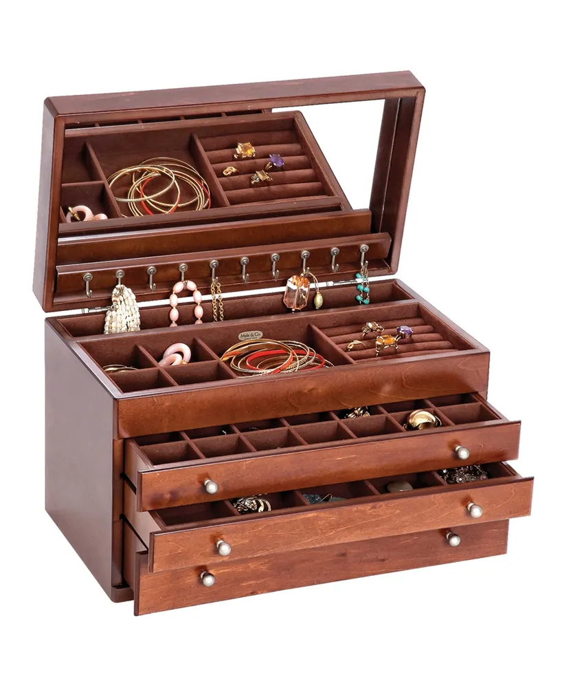Mele & Co. Brigitte Wooden Jewelry Box