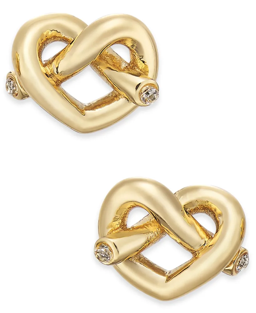 Kate Spade New York Crystal Accented Love Knot Stud Earrings