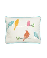 Levtex Ashbury Spring Birds on Wire Decorative Pillow, 14" x 18"