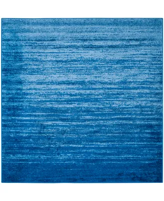 Safavieh Adirondack Light Blue and Dark Blue 6' x 6' Square Area Rug