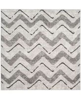 Safavieh Adirondack 121 Silver and Charcoal 6' x 6' Square Area Rug