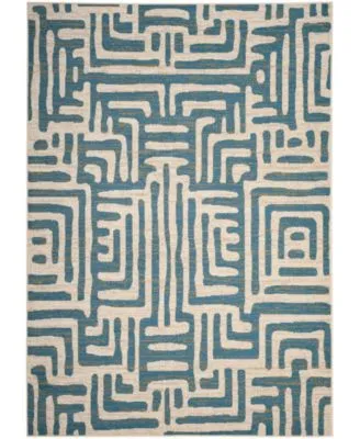 Safavieh Amsterdam 106 Ivory Light Blue Area Rug Collection