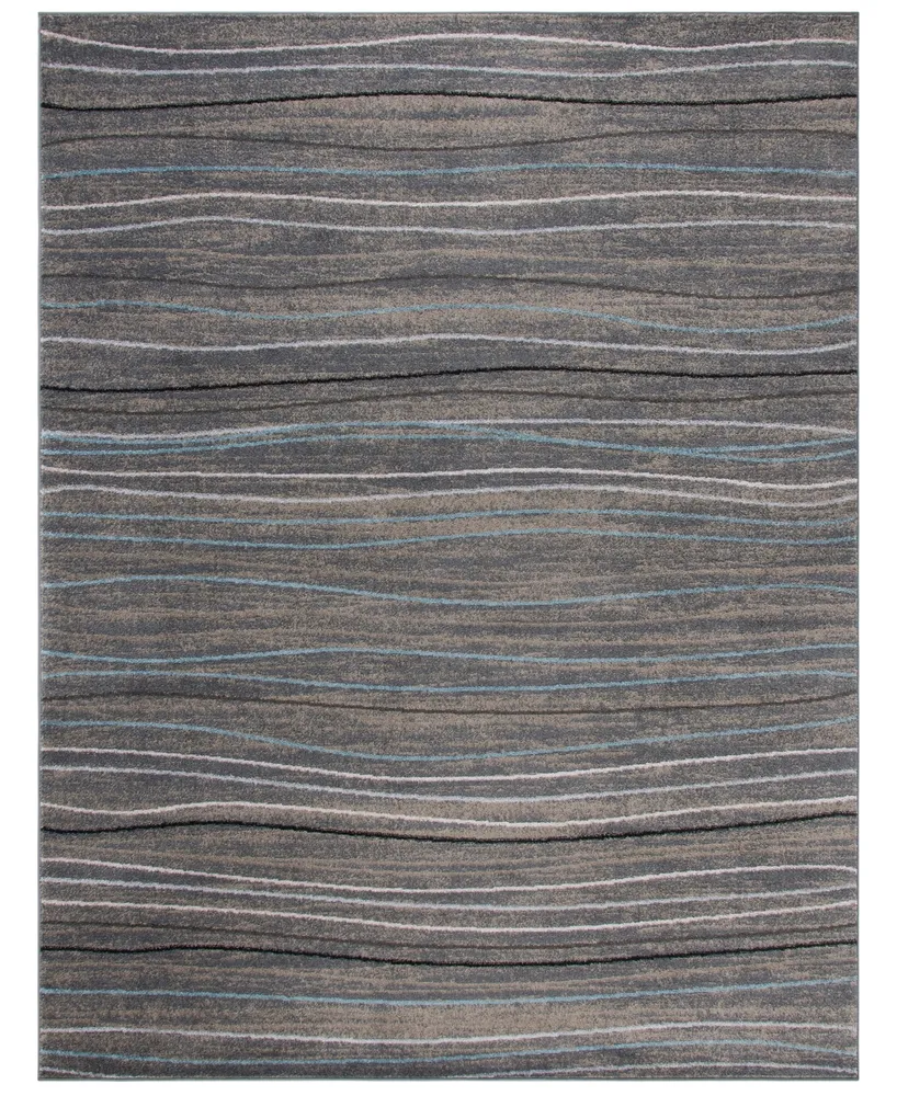 Safavieh Amsterdam Silver and Beige 8' x 10' Outdoor Area Rug