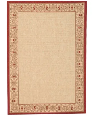 Safavieh Courtyard CY2099 Natural and 5'3" x 7'7" Outdoor Area Rug