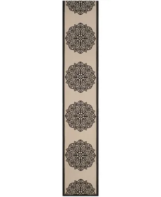 Safavieh Courtyard CY6139 Beige and 2'4" x 12' Sisal Weave Runner Outdoor Area Rug