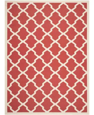 Safavieh Courtyard CY6903 Red and Bone 8' x 11' Sisal Weave Outdoor Area Rug