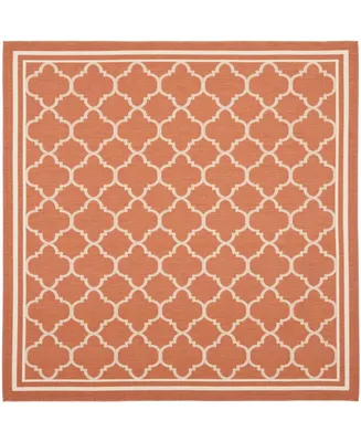 Safavieh Courtyard CY6918 Terracotta and Bone 6'7" x 6'7" Sisal Weave Square Outdoor Area Rug