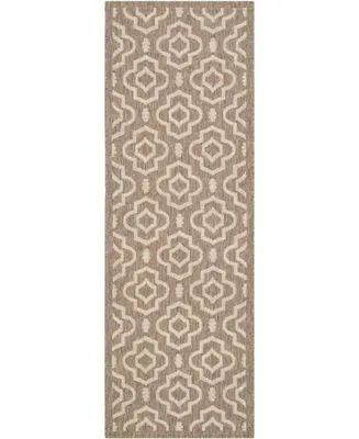 Safavieh Courtyard CY6926 and Bone 2'3" x 6'7" Sisal Weave Runner Outdoor Area Rug