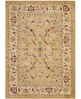 Safavieh Courtyard CY7208 Creme and Brown 2'3" x 6'7" Sisal Weave Runner Outdoor Area Rug