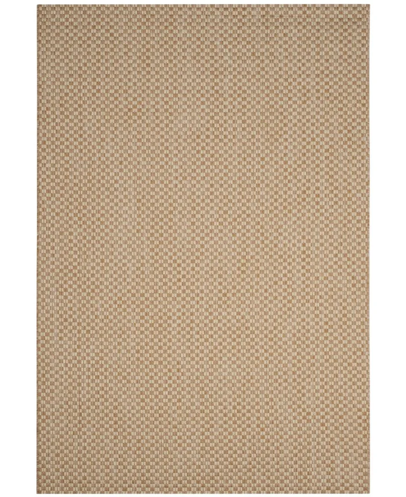 Safavieh Courtyard CY8653 Natural and Cream 5'3" x 7'7" Sisal Weave Outdoor Area Rug