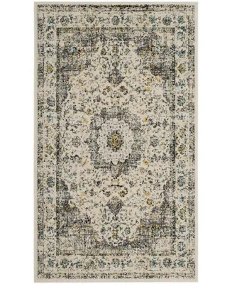 Safavieh Evoke EVK220 Gray and Gold 3' x 5' Area Rug