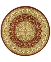 Safavieh Lyndhurst LNH222 Red and Ivory 5'3" x 5'3" Round Area Rug