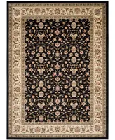 Safavieh Lyndhurst LNH316 Black and Ivory 8' x 11' Area Rug