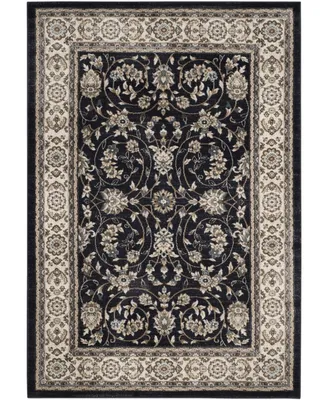 Safavieh Lyndhurst LNH340 Anthracite and Cream 5'3" x 7'6" Area Rug