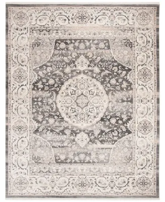 Safavieh Vintage Persian VTP457 Dark Gray and Ivory 8' x 10' Area Rug