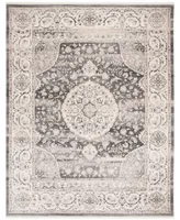 Safavieh Vintage Persian VTP457 Dark Gray and Ivory 8' x 10' Area Rug