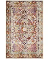 Safavieh Baldwin BDN189 Ivory and Fuchsia 3'3" x 5' Area Rug