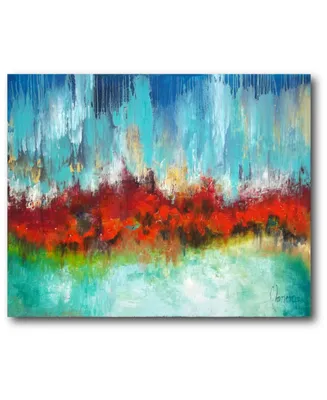 Courtside Market River of Flame Gallery-Wrapped Canvas Wall Art - 16" x 20"