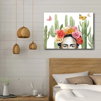 Courtside Market Frida's Flowers Collection Gallery-Wrapped Canvas Wall Art - 18" x 24"