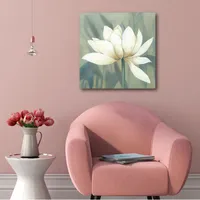 Courtside Market Waterlily Ii Gallery-Wrapped Canvas Wall Art - 16" x 16"