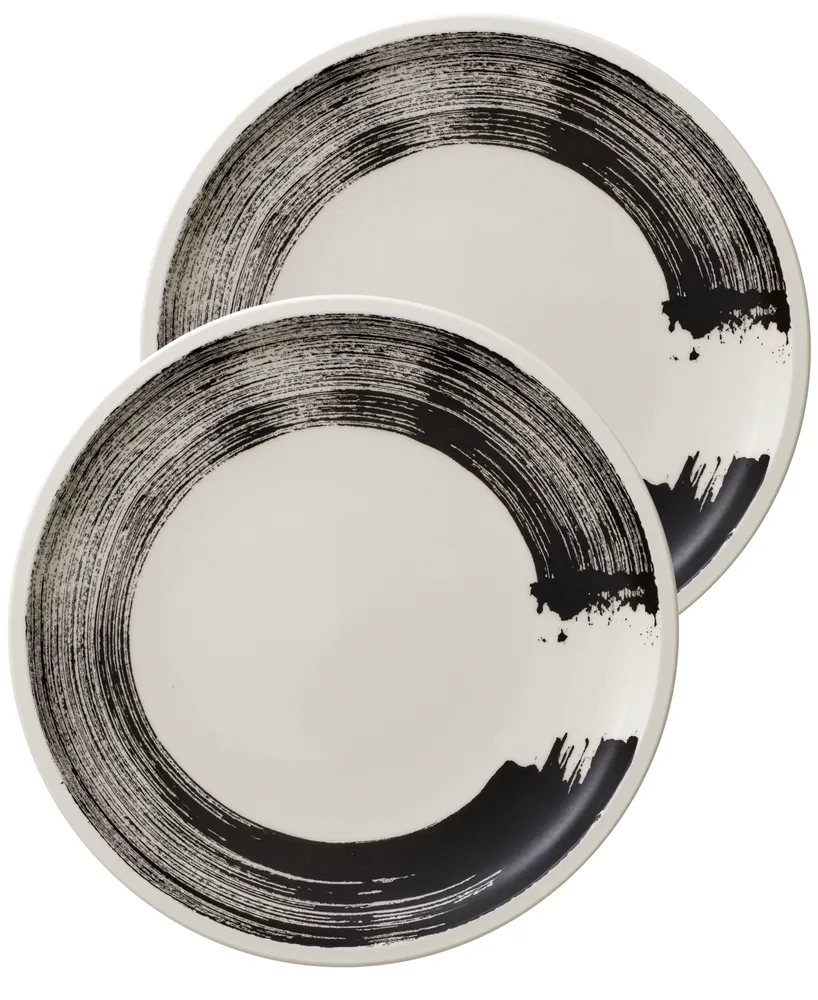 Closeout! Villeroy & Boch Coffee Passion Awake Dessert Plate Set of 2