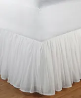 Greenland Home Fashions Cotton Voile Bed Skirt 18" King