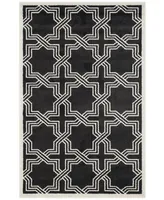 Safavieh Amherst AMT413 Anthracite and Ivory 5' x 8' Area Rug